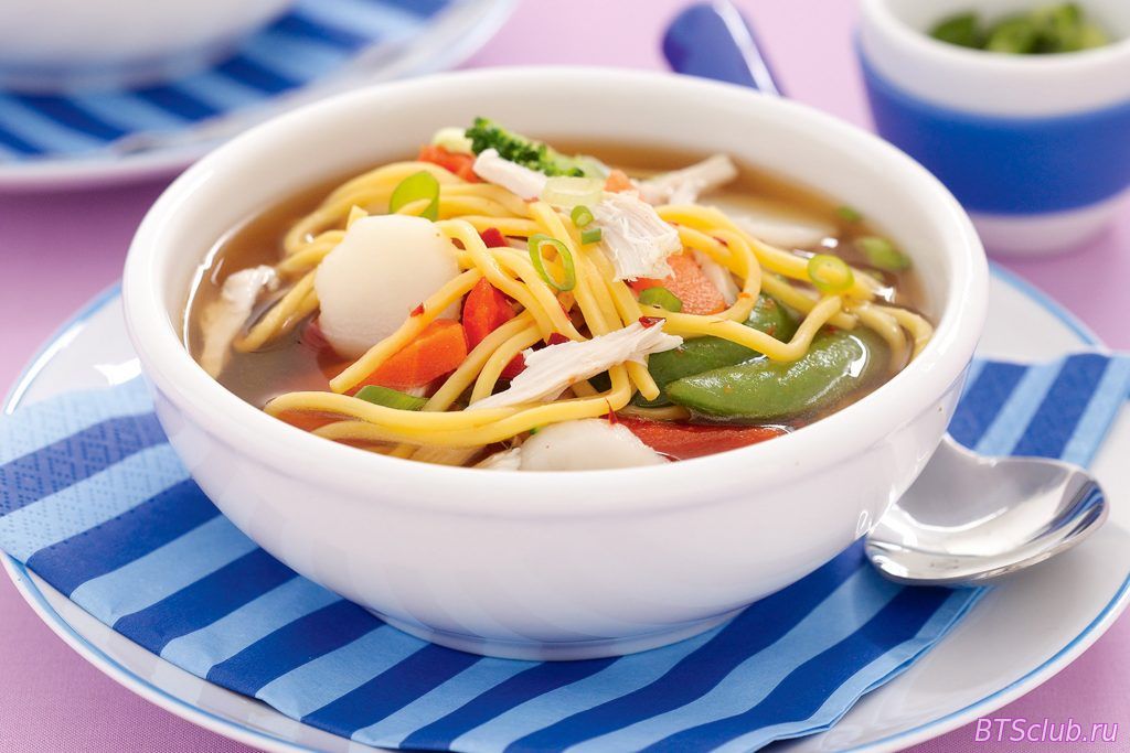 Рецепт Chicken noodle soup от J-hope