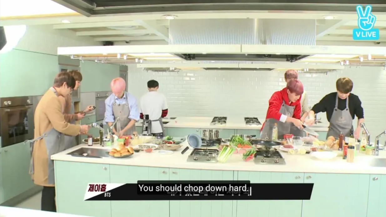 Run BTS: кулинарные эпизоды
