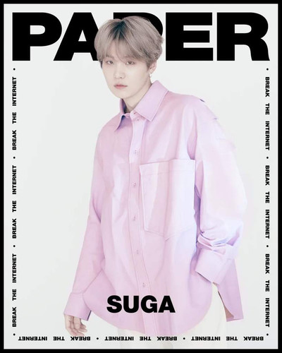 Suga для журнала PAPER's 2019